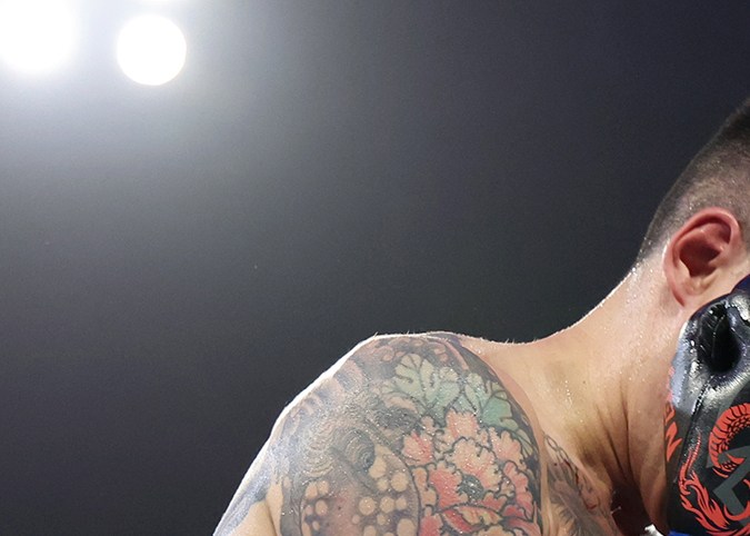 Teófimo López vs. Steve Claggett. Foto: Cortesía / Top Rank.