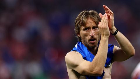 Luka Modric tras la derrota ante Italia.