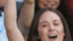 Cristiano Ronaldo celebra el primero de sus dos goles ante Irlanda.