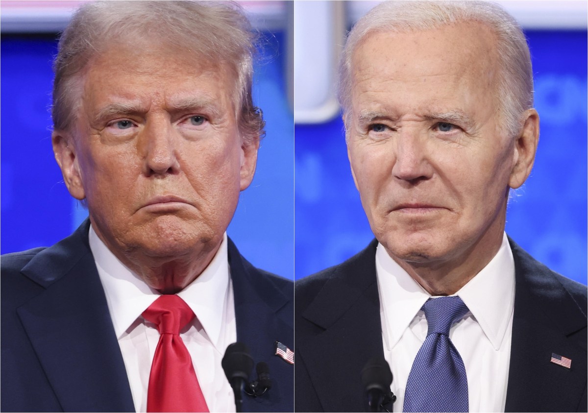 Donald Trump publicó un video tras el debate para burlarse de las caídas y las torpezas de Joe Biden