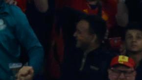 Los jugadores de la selección española celebran durante el encuentro de la fase de grupos de la Eurocopa 2024 que España e Italia.