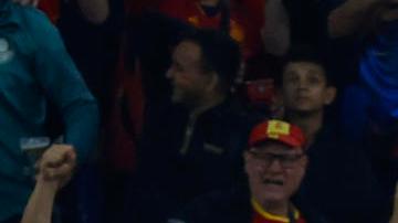 Los jugadores de la selección española celebran durante el encuentro de la fase de grupos de la Eurocopa 2024 que España e Italia.