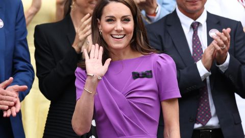 Catherine, princesa de Gales, en la final de Wimbledon.