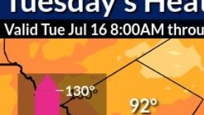 Temperatura hoy martes en NYC y área triestatal.