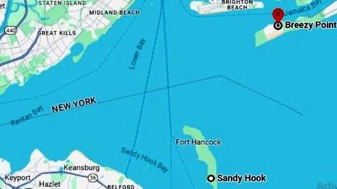 La marea lo arrastró 16 millas desde Queens (NY) hasta Nueva Jersey