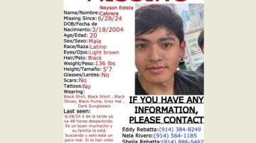Piden ayuda para ubicar a Neyson Estela Cabrera.