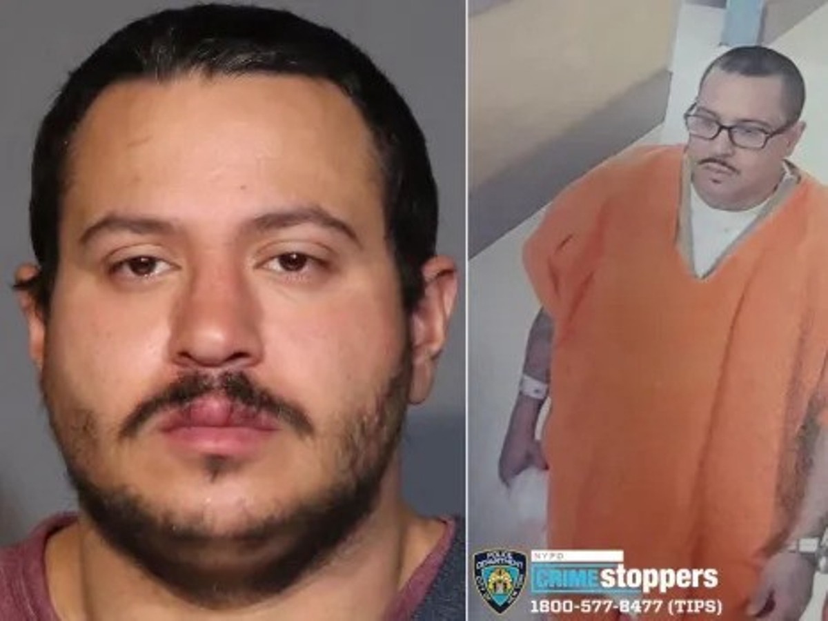Preso escapó del hospital y fue capturado en el Metro de Nueva York semanas después