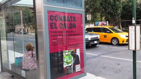 Ola de calor en Nueva York.