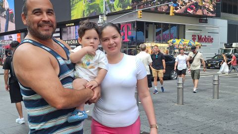 La familia Sánchez como miles de turistas vinieron a disfrutar NY, pero asumieron que tenían que andar con cuidado