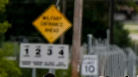 El expresidente Trump llegó a Milwaukee después del atentado que sufrió en Pensilvania.