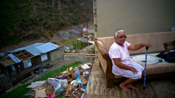 Casas destruidas por el huracán María en Puerto Rico