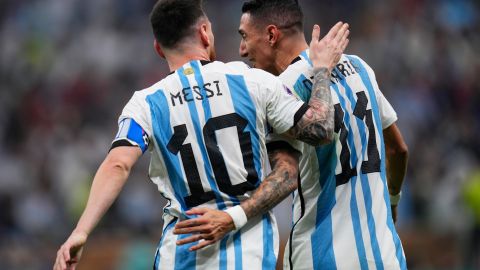 Messi y Di María compartieron en la selección de Argentina por 15 años.