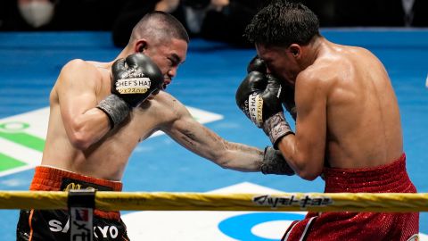 El japonés Kazuto Ioka durante un combate.