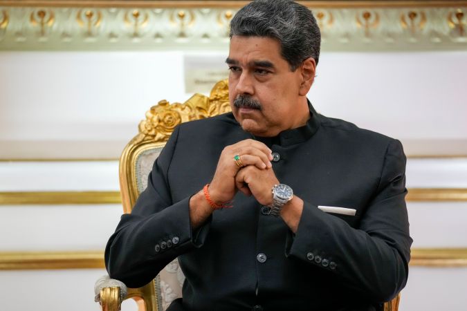 Presidente de Venezuela, Nicolás Maduro. Photo/Ariana Cubillos. / AP.