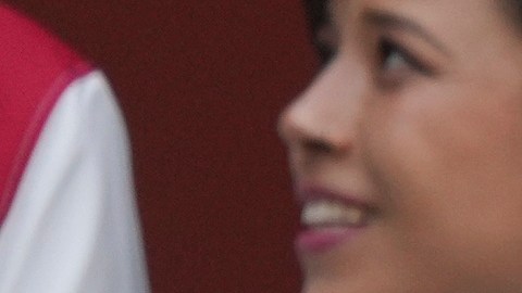 El presidente de México, Andrés López Obrador, durante la ceremonia de abanderamiento de los atletas mexicanos que asistirán a los Juegos Olímpicos de París 2024.