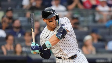 Aaron Judge durante un encuentro ante Toronto Blue Jays.