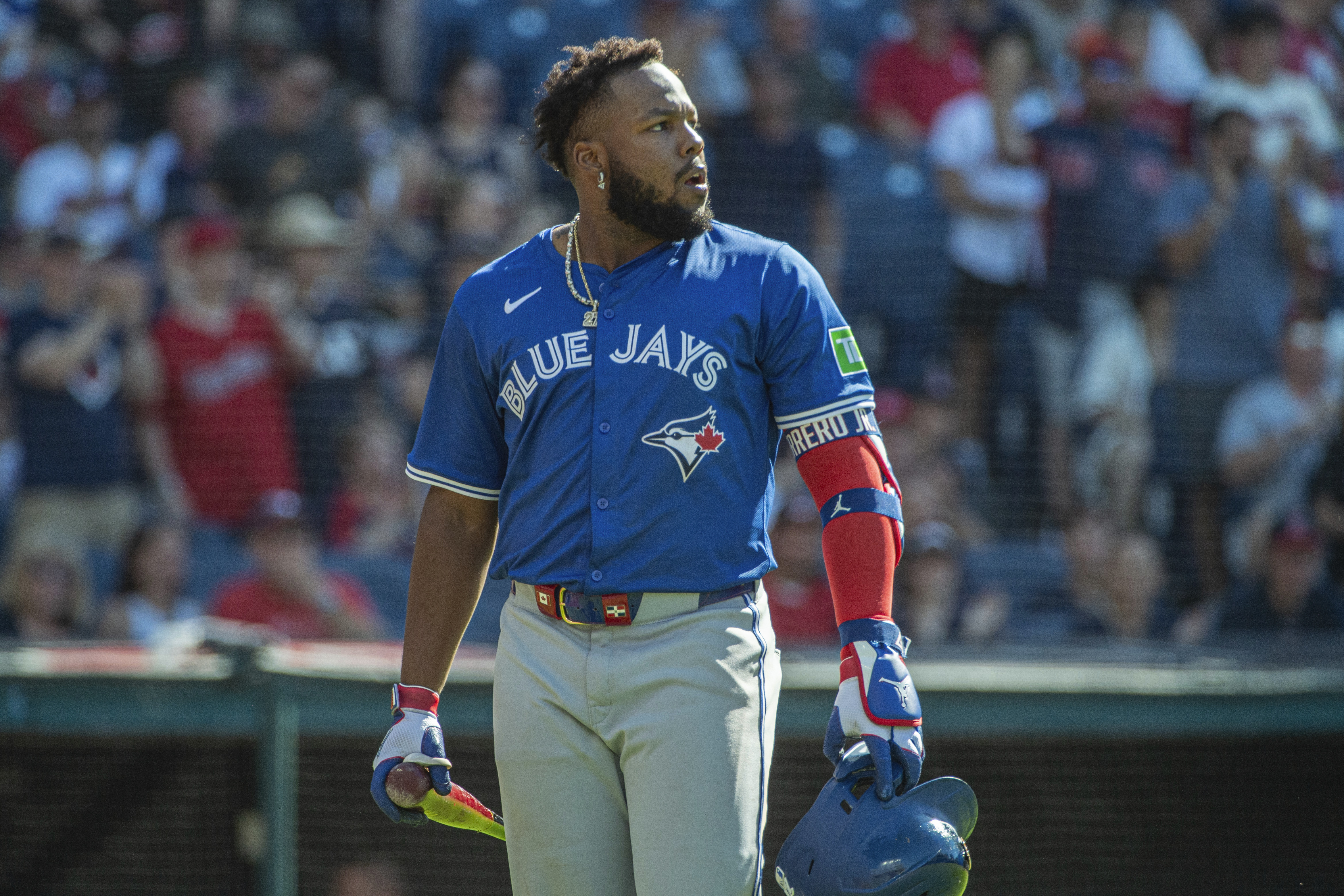 Vladimir Guerrero Jr. tiene contrato con los Blue Jays hasta 2025.