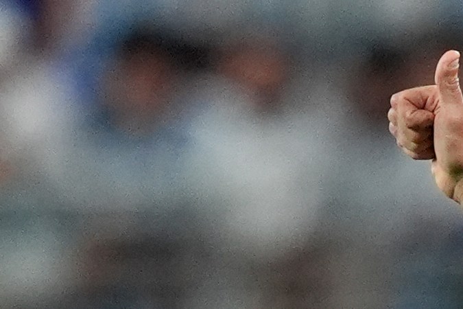 Lionel Scaloni durante un encuentro ante Chile en Copa América.
