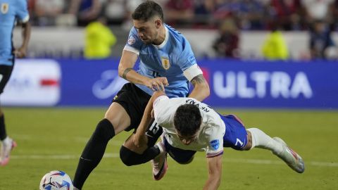 Estados Unidos vs. Uruguay en Copa América.