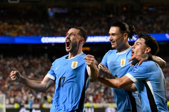 Uruguay fue la selección más goleadora de la copa hasta ahora.