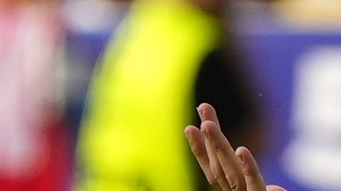 Álvaro Morata durante el partido entre España y Alemania en la Eurocopa 2024.