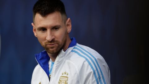 Leo Messi se prepara para disputar su quinta final de Copa América ante Colombia.