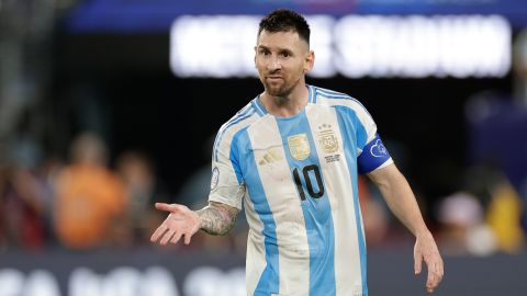 Lionel Messi llegó a los 109 goles con Argentina.