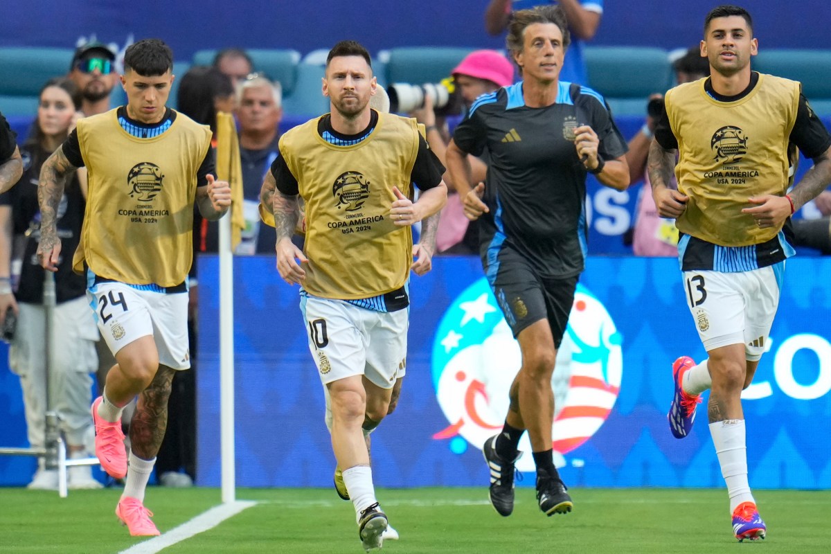 En vivo: Argentina y Colombia saltan a la cancha para calentamiento de la final de Copa América