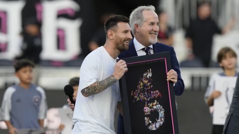 Messi recibe homenaje del Inter Miami por ser el jugador con más títulos en la historia del fútbol