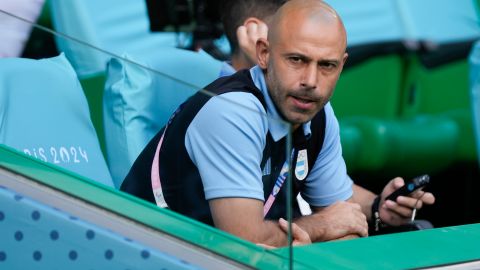 Javier Mascherano es el entrenador del equipo olímpico de fútbol de Argentina.