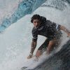 Joao Chianca atleta de surf de Brasil en un entrenamiento.