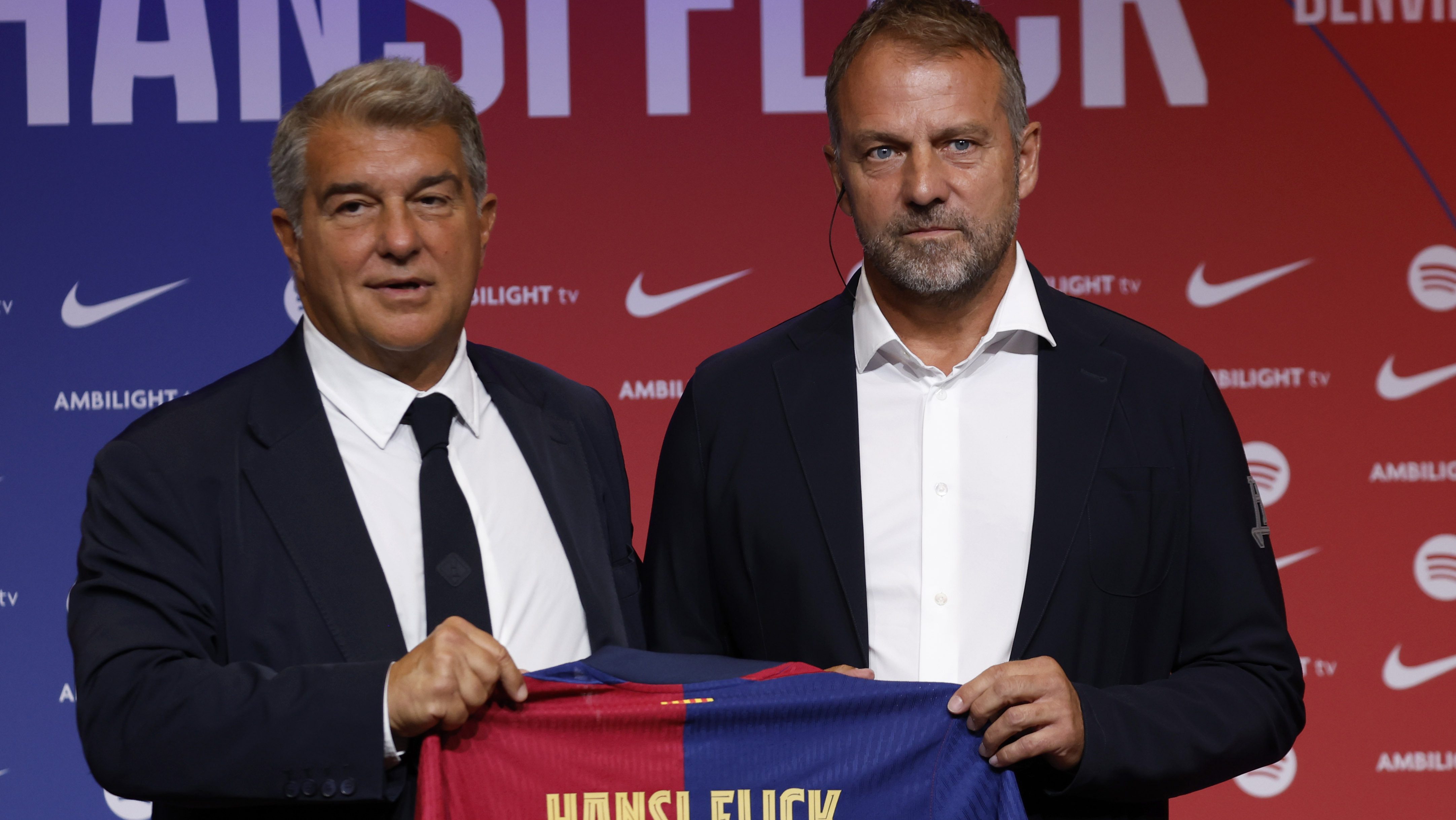 Hansi Flick Fue Presentado Como Entrenador Del FC Barcelona Y Dio Sus ...