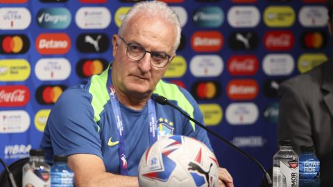 Entrenador de Brasil, Dorival Junior, en rueda de prensa en esta Copa América 2024.