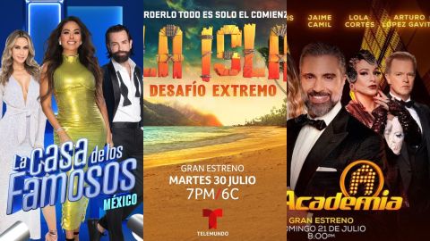 En este mes de julio la televisión no le dará descanso a los fanáticos de los realities.