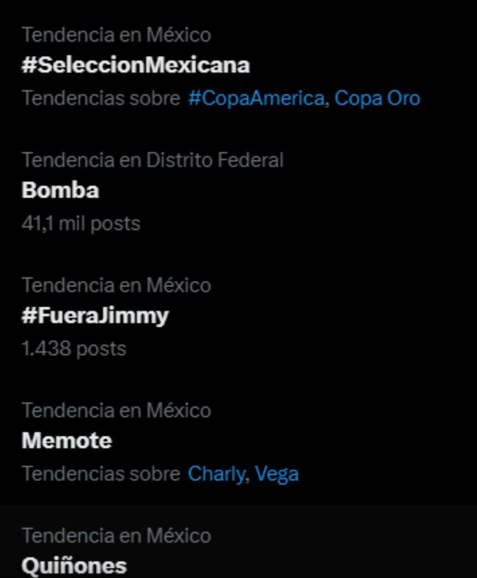 Tendencia en X donde se pide la renuncia de Jaime Lozano a la selección mexicana tras eliminación en Copa América. Foto: Captura de pantalla.