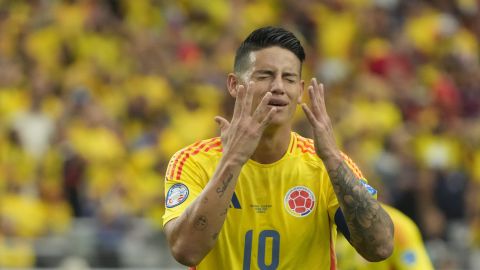 James Rodríguez durante la Copa América 2024.