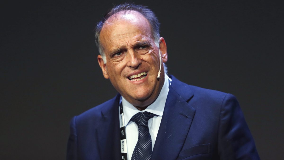 Javier Tebas descarta un clásico de Liga fuera de España y habla del futuro internacional de LaLiga
