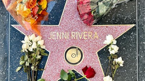 Estrella de Jenni Rivera en el Paseo de la Fama de Hollywood.