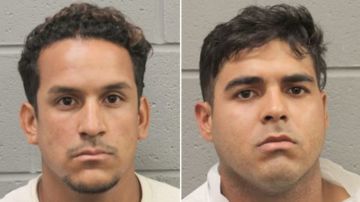 Franklin José Peña Ramos, a la izquierda, y Johan José Martínez-Rangel han sido acusados ​​por el asesinato de Jocelyn Nungaray en Houston el lunes 17 de junio.
