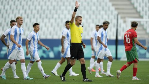 Polémica en el Argentina vs. Marruecos de los Juegos Olímpicos.