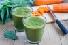 Jugo de zanahoria y espinaca