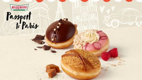 La colección Passport to Paris de Krispy Kreme