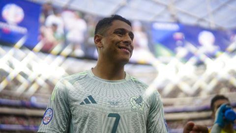 Luis Romo con la selección mexicana en la Copa América 2024.