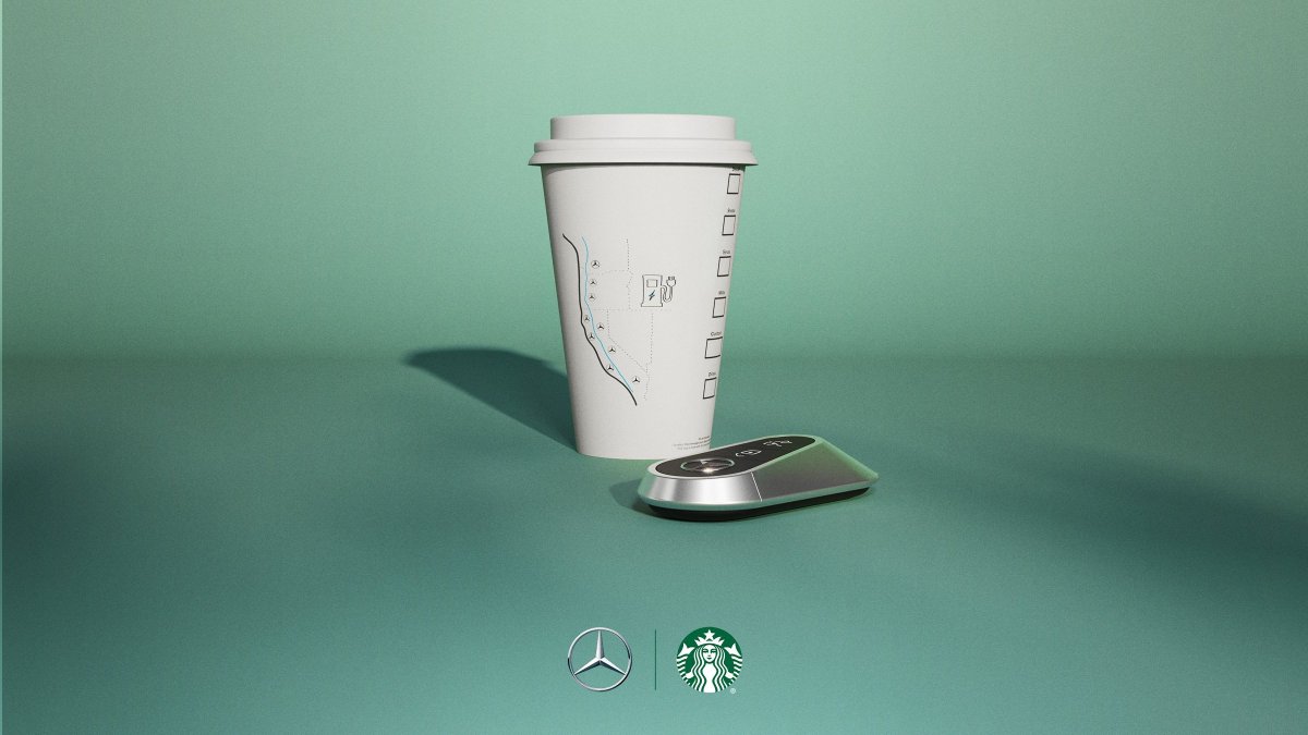 Starbucks y Mercedes-Benz instalarán cargadores para vehículos eléctricos en 100 tiendas
