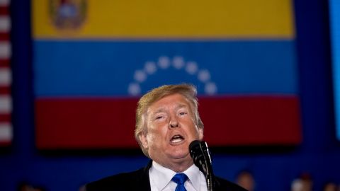 Trump aseguró que la administración Biden no debía levantar las sanciones impuestas a Venezuela durante su mandato.