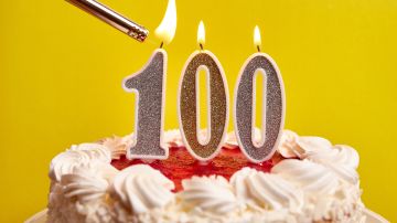 100 años pastel