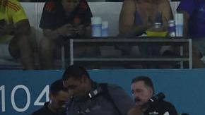 Hinchas en las gradas del Hard Rock Stadium de Miami.