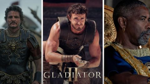 Pedro Pascal Paul Mescal y Denzel Washington estelarizan “Gladiator II”.