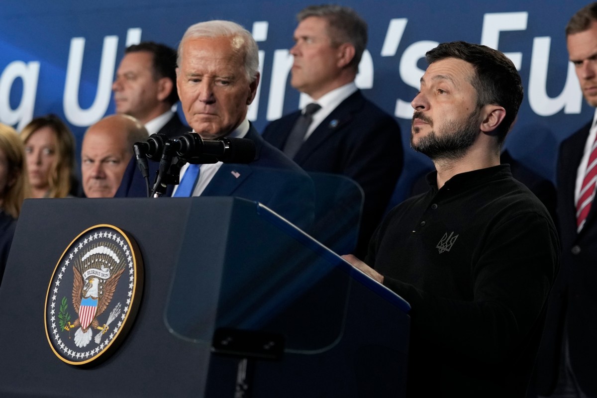 Esta fue la reacción de Volodímir Zelenski después de que Joe Biden lo presentó como Putin