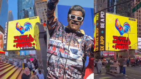 Propaganda electoral de Nicolás Maduro en Nueva York indigna a venezolanos